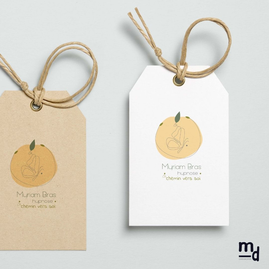 Identité visuel - Hypnothérapeute - Marine Delanneau Communication
