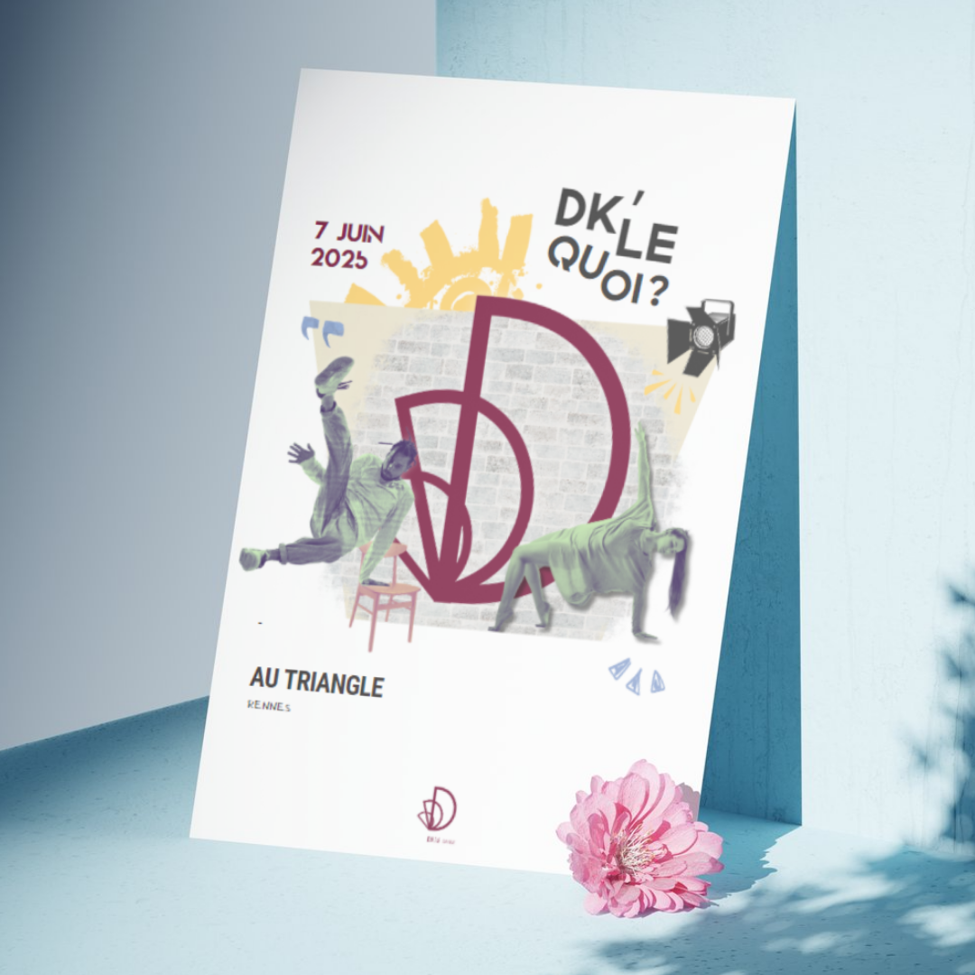 Création d'affiche - Spectacle de danse - Marine Delanneau Communication