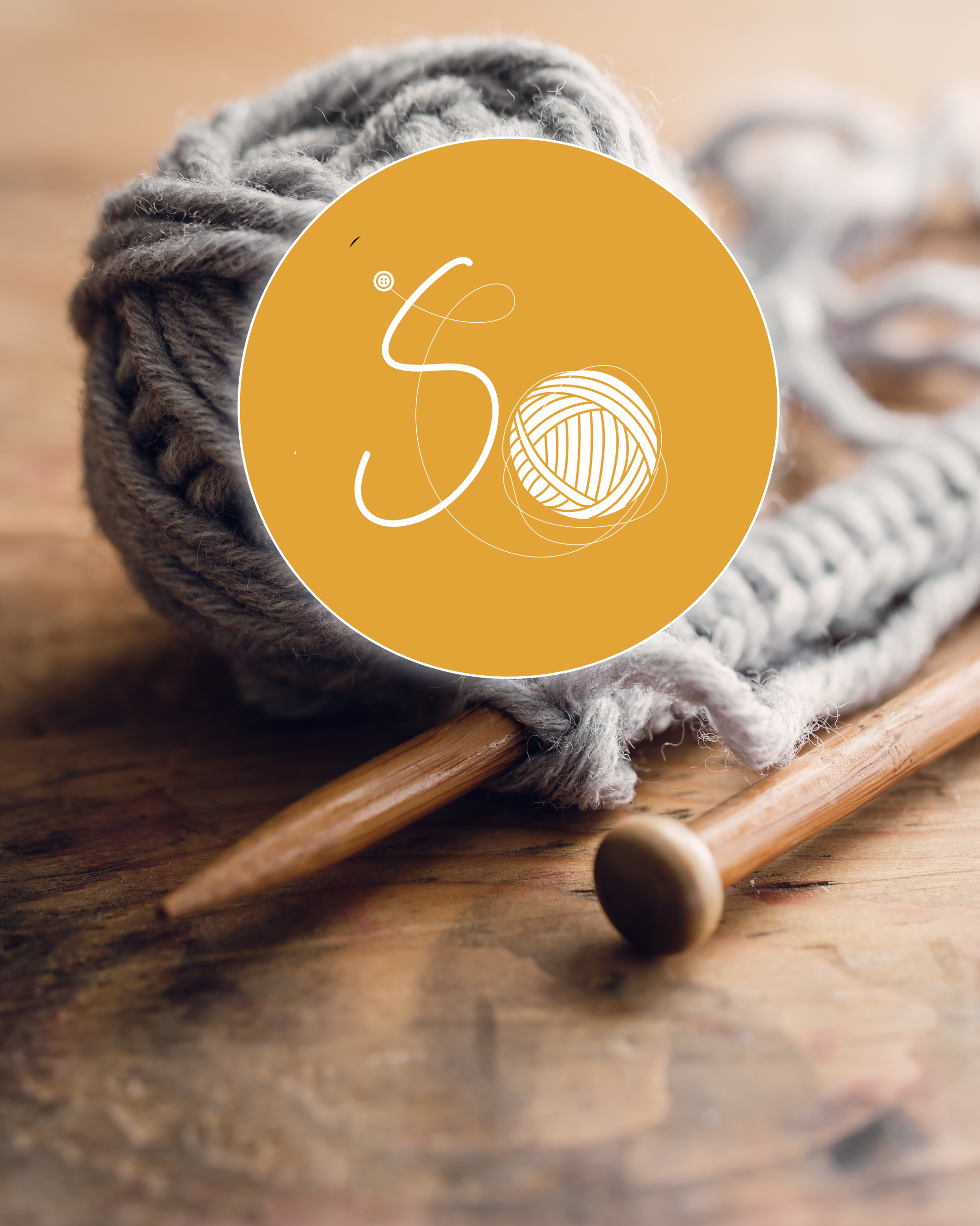 Identité visuelle - logo couture et crochet - Marine Delanneau Communication