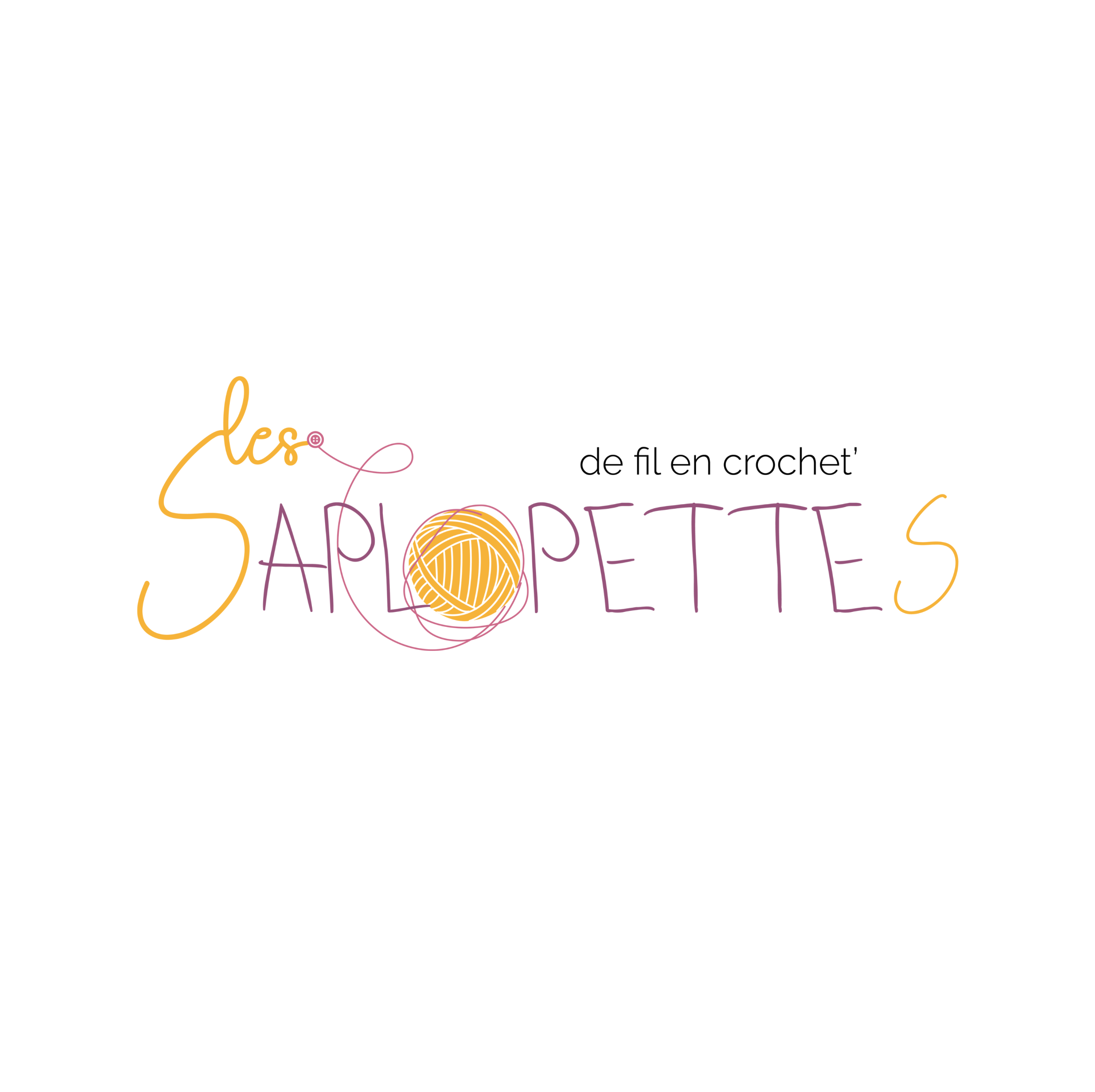 Identité visuelle - logo couture et crochet - Marine Delanneau Communication